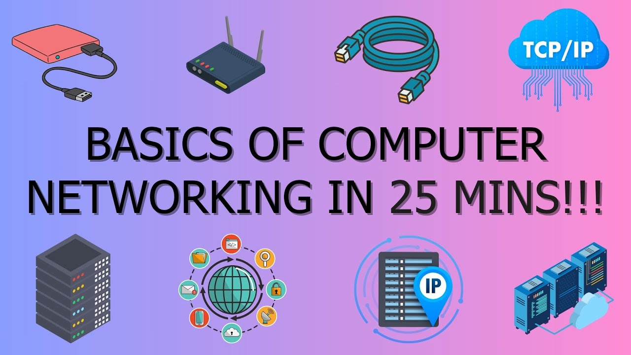 Master the Basics of Computer Networking in 25 MINS! CCNA Basics, Computer Networking, High Quality