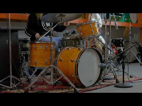 1970s Ludwig Standard Mod Orange Drum Set Bild 26