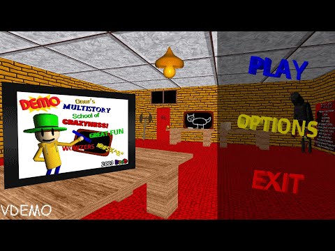 Onur's Multistory School of Crazyness DEMO (Baldi V1.4.3 Mod)