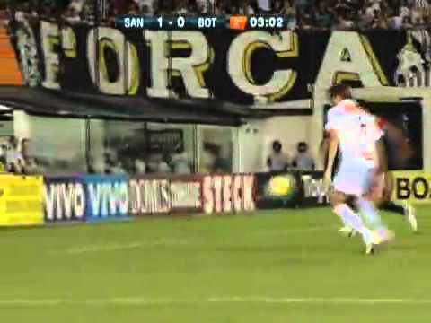 Melhores momentos de Santos 2 x 1 Botafogo-SP pelo Paulista 2011