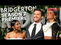 Burning For The Cast At The Bridgerton Premiere