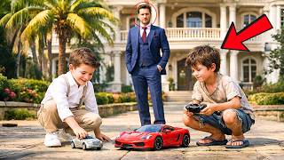 MILIONÁRIO VÊ O FILHO SOLITÁRIO COM UM AMIGO... E SUA DECISÃO SURPREENDE!