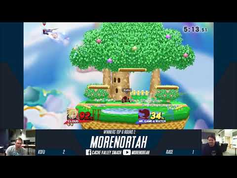 Smash In Cache 2 - Kofu (Mr. Game & Watch) Vs. Rage (Marth, Cloud) - Winners Top 8 Round 2 Wii U