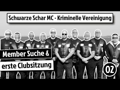 Rocker Milieu | Schwarze Schar MC - Kriminelle Vereinigung | Member suche & Clubsitzung Teil 2