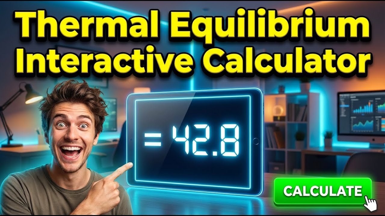 Thermal Equilibrium Interactive Calculator