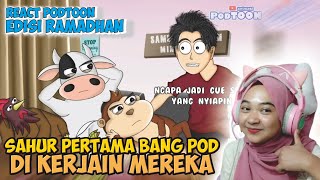 Download lagu Sahur Pertama Bang POD yang Sangat Mmebagongkan || Maya Nadia Reaction Animasi Podtoon mp3