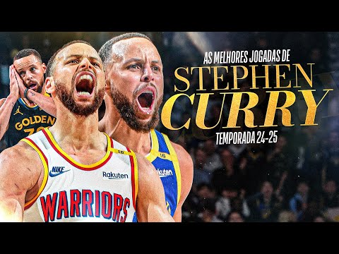 AS MELHORES JOGADAS DE STEPHEN CURRY NA TEMPORADA REGULAR 2024/25!