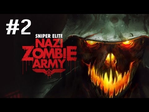 Sniper Elite: Nazi Zombie Army Walkthrough Part 2 -  Village of the Dead (DLC Gamplay)