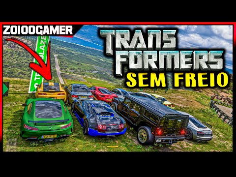 NO BRAKES HILL WITH TRANSFORMERS CARS - FORZA HORIZON 5 ONLINE