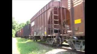 preview picture of video 'Georgia Southern Railway Statesboro Turn 7/17/13'