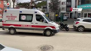 Bolu’da Otomobil İle Motosiklet Kafa Kafaya Çarpıştı 1 Yaralı