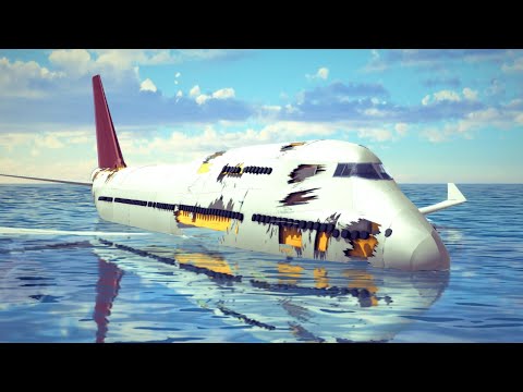 Realistic Fictional Airplane Crashes and Emergency Landings #28 | Besiege