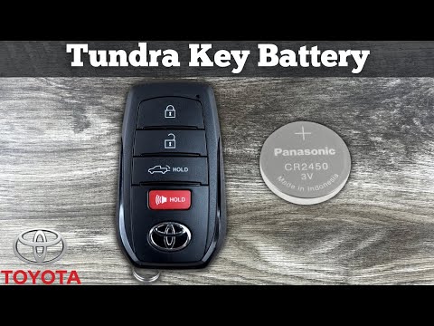 2022-2024 Toyota Tundra Key Fob Battery Replacement - How To Replace, Change Tundra Remote Batteries