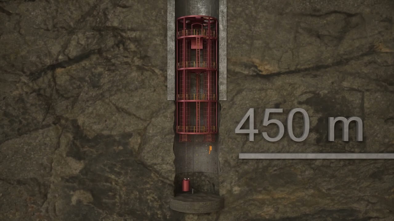 Mining Shaft Sinking Technology Explained | 3D Engineering Animation