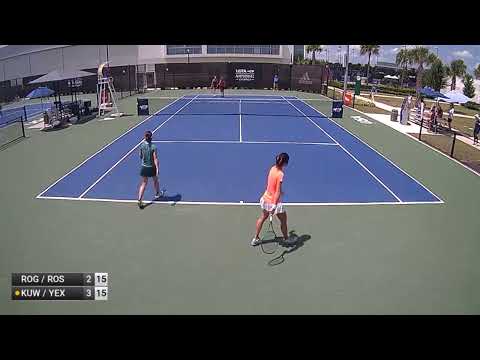 Anna Rogers/Christina Rosca v Hiroko Kuwata/YeXin Ma - W60 ORLANDO (match incomplete)