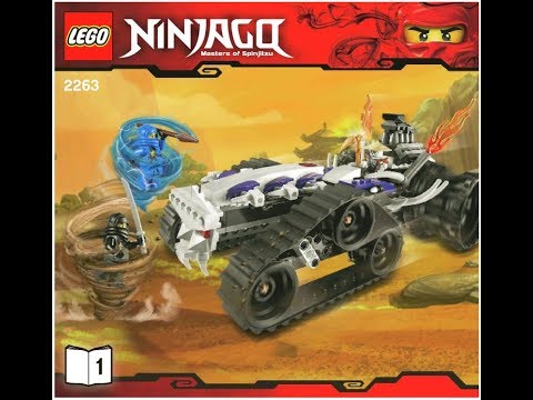 LEGO Ninjago Turbo Shredder 2263 Instructions Book DIY 1