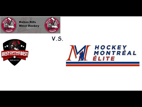 Best Of The Best Tournament U13-AA, HaltonHillThunder (White) v.s. National Ouest(Red): 2022.12.3