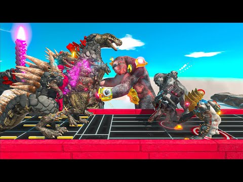 Godzilla vs King Kong Tournament - Animal Revolt Battle Simulator