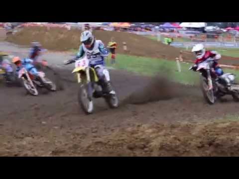 NZ Junior MX Nationals 15 - 16 yrs 125cc start on day 2.