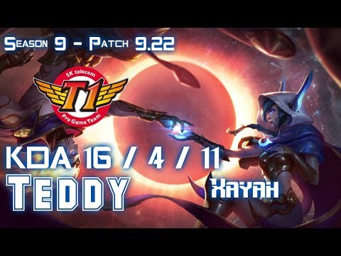 SKT T1 Teddy XAYAH vs MISS FORTUNE ADC - Patch 9.22 KR Ranked