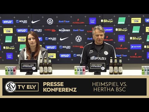 TV Elv // Pressekonferenz - SV Elversberg vs. Hertha BSC / 05.05.24