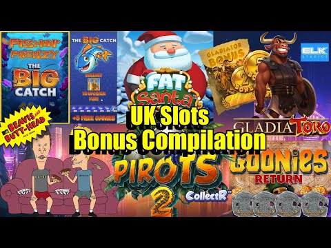 Thumbnail for video: Bonus Compilation All UK Slots Cygnus 3, Pirots2, The Goonies & Much More + Community BIG WINS!!