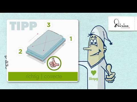 Fixleintuch/Spannbettlaken einfach anziehen - Der Tipp von Divina