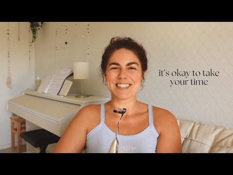 Lass dich nicht stressen. Lass dir einfach Zeit.
