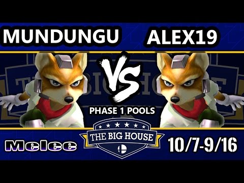 TBH6 SSBM - Mundungu (Fox) Vs. Alex19 (Fox) Smash Melee Pools