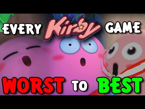 EVERY Kirby Game Ranked from Worst to Best