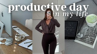 spend a full work day with me | productive routine & huge lululemon haul