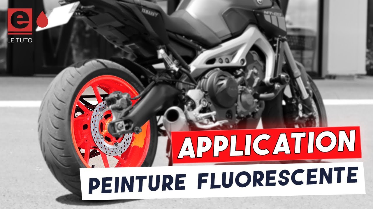 Tuto : Application peinture fluorescente ECAR
