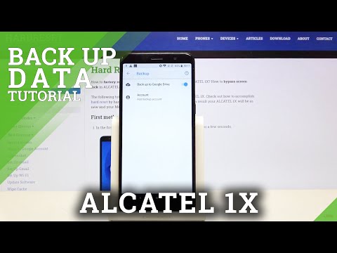 How to Allow Google Backup on ALCATEL 1X - Backup Data