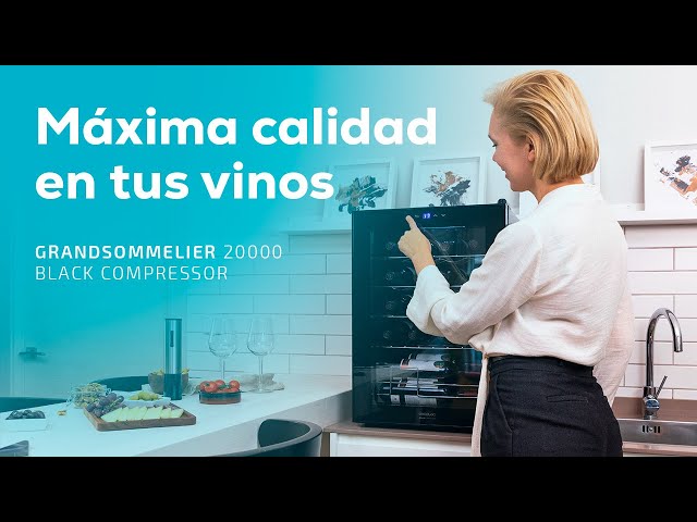 Cecotec GrandSommelier 20000 Black Compressor Vinoteca 20 Botellas G video