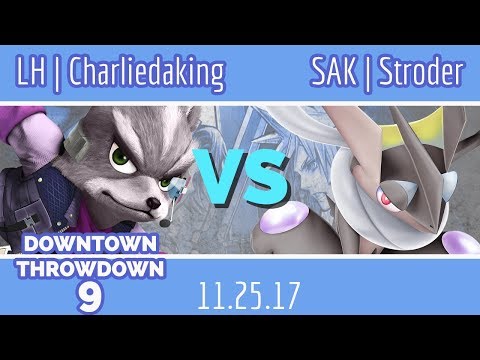 LH | Charliedaking (Fox) vs SAK | Stroder (Greninja) - DT9 - Wii U
