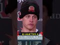 Joe Burrow: 'It's business as usual from a football standpoint.' #shorts