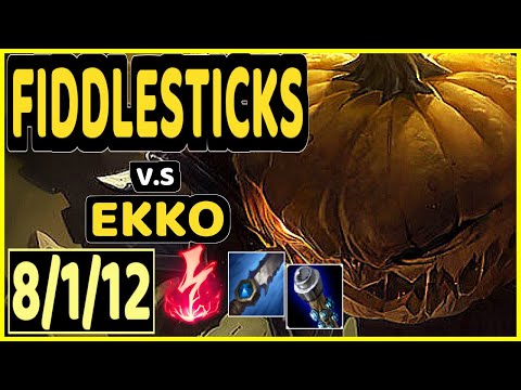 MAXLORE (FIDDLESTICKS) vs EKKO - 8/1/12 KDA JUNGLE GAMEPLAY - EUW Ranked GRANDMASTER