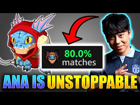 ANA has 80% WINRATE with THE SLARK - CARRYING THE GAME - Dota 2 Memes