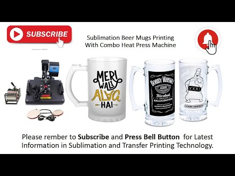 Sublimation Beer Mugs