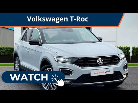 Approved Used Volkswagen T-Roc SEL 2.0TDI 4MOTION in White Silver Black -CX68VLO- Wrexham Volkswagen