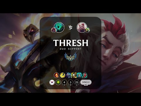 Thresh Support vs Rakan - KR Challenger Patch 13.15