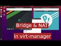 qemu/kvm bridge and NAT networking