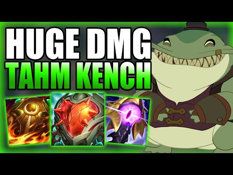 OK BUT WHAT IS THIS DAMAGE FROM TAHM KENCH JUNGLE ??? - Gameplay Guide League of Legends