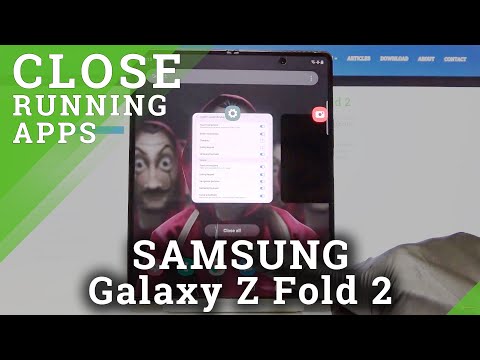 How to Deactivate Running Apps in SAMSUNG Galaxy Z Fold 2 – Switch Off Background