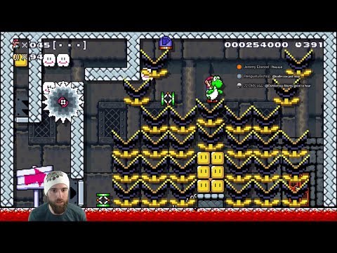 Super Mario Maker Blind Kaizo Race \\ 100 Super Expert \\ Zelda LTTP Rando (Unfinished Run)