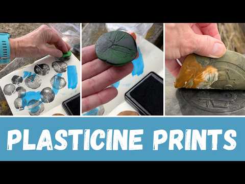 Plastilin-Druckstöcke | Impressionen vom Land