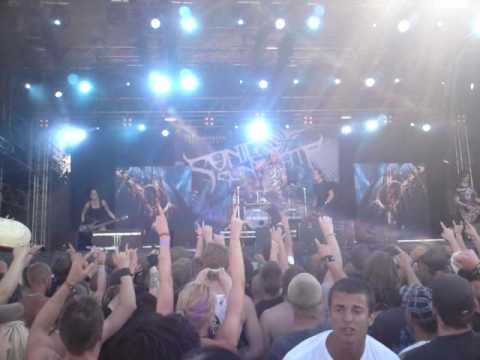 Sonic Syndicate Live in Getaway rock 2010 With a Big Moshpit