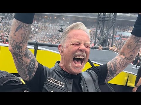 Göteborg sings Ecstasy of Gold with James Hetfield 18.06.2023