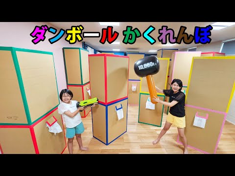 イタズラして探せ！段ボールかくれんぼ！！himawari-CH