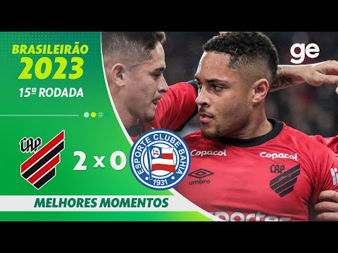 Gols e lances de Athletico Paranaense x Bahia